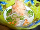 春から夏にかけての鰆のたたき